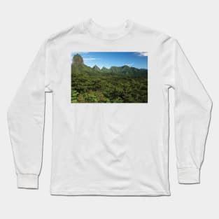 View Of Mountain Peaks Long Sleeve T-Shirt